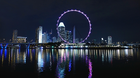 新加坡夜景 移民新加坡
